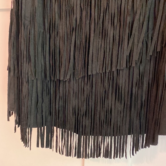 NWTS faux suede wrap skirt by blue b . Size small - Picture 2 of 3